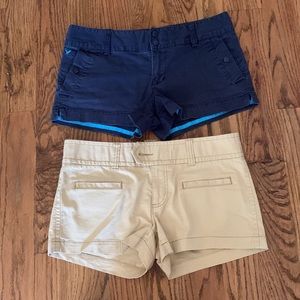 Two American Eagle shorts